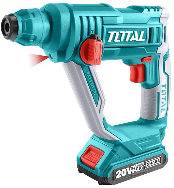 Total Cordless Rotary Hammer Drill 20V 1.5J SDS Plus